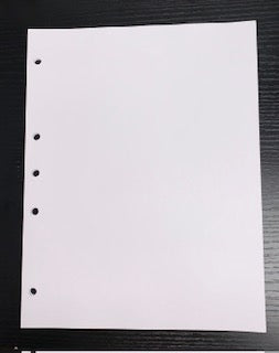 100 Sheet White Minute Book Paper 3 Hole & 5 Hole