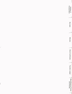Tab Dividers