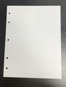 100 Sheet White Minute Book Paper 3 Hole & 5 Hole