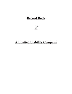 Printed Minutes & Bylaws or Operating Agreement